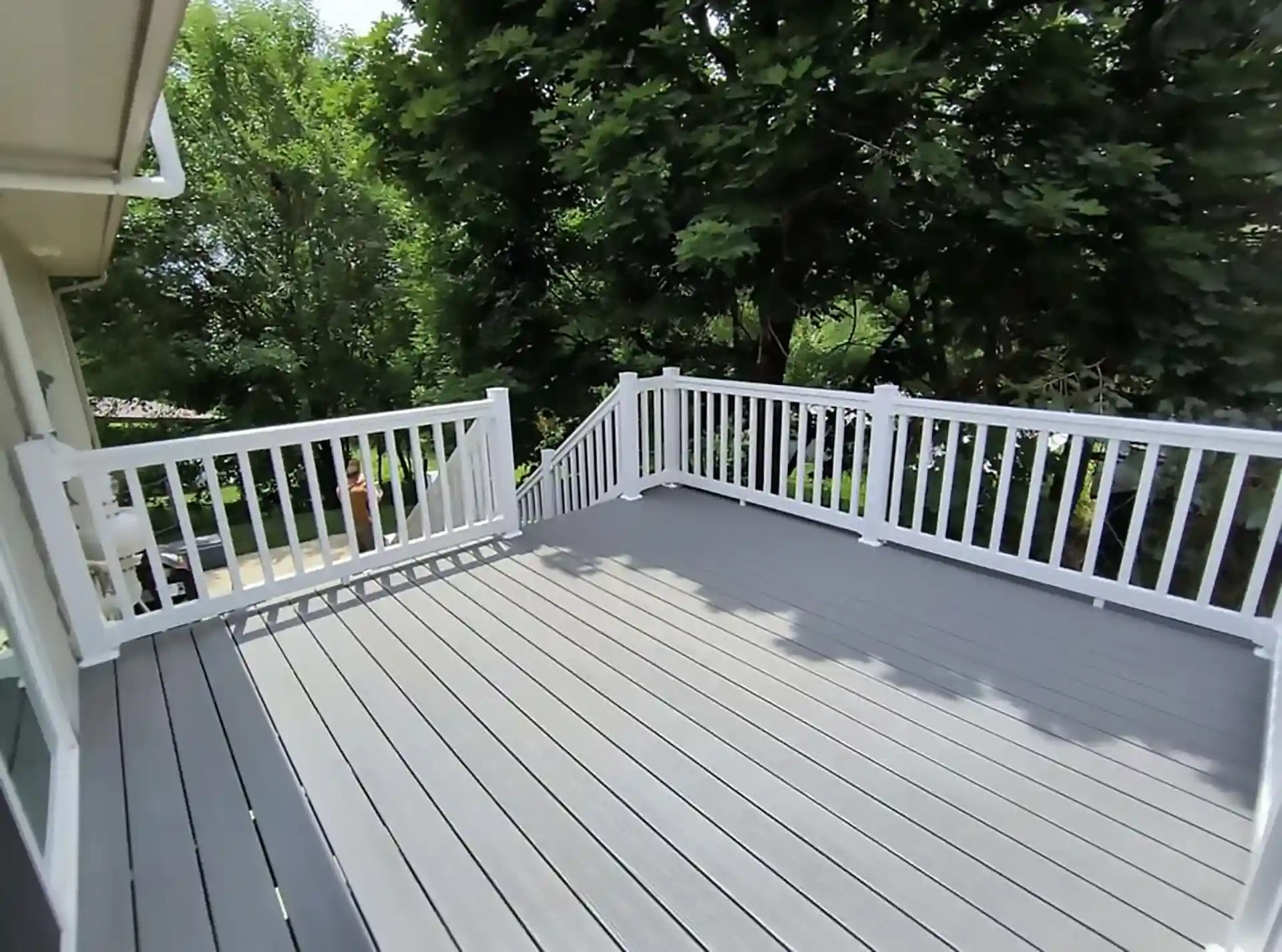 composite deck surface to support story about composite vs wood decking - Composite decking vs wood cost - Best Deck Builders near me in West Omaha NE