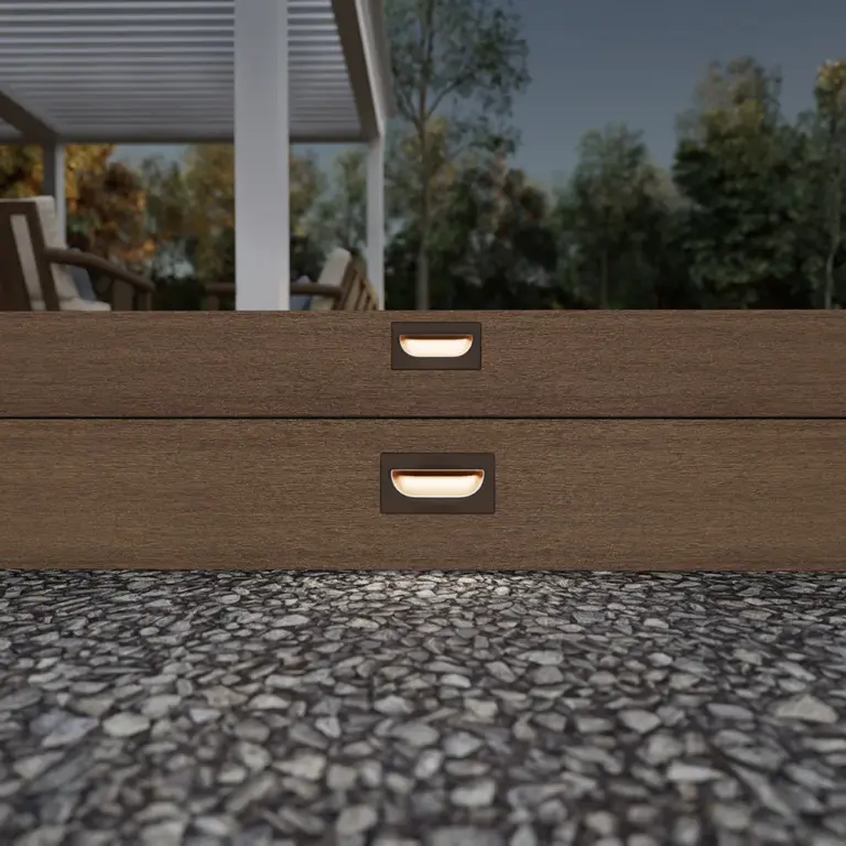 lighting-recessed-led-riser-light-matte-espresso-front-in-omaha-ne