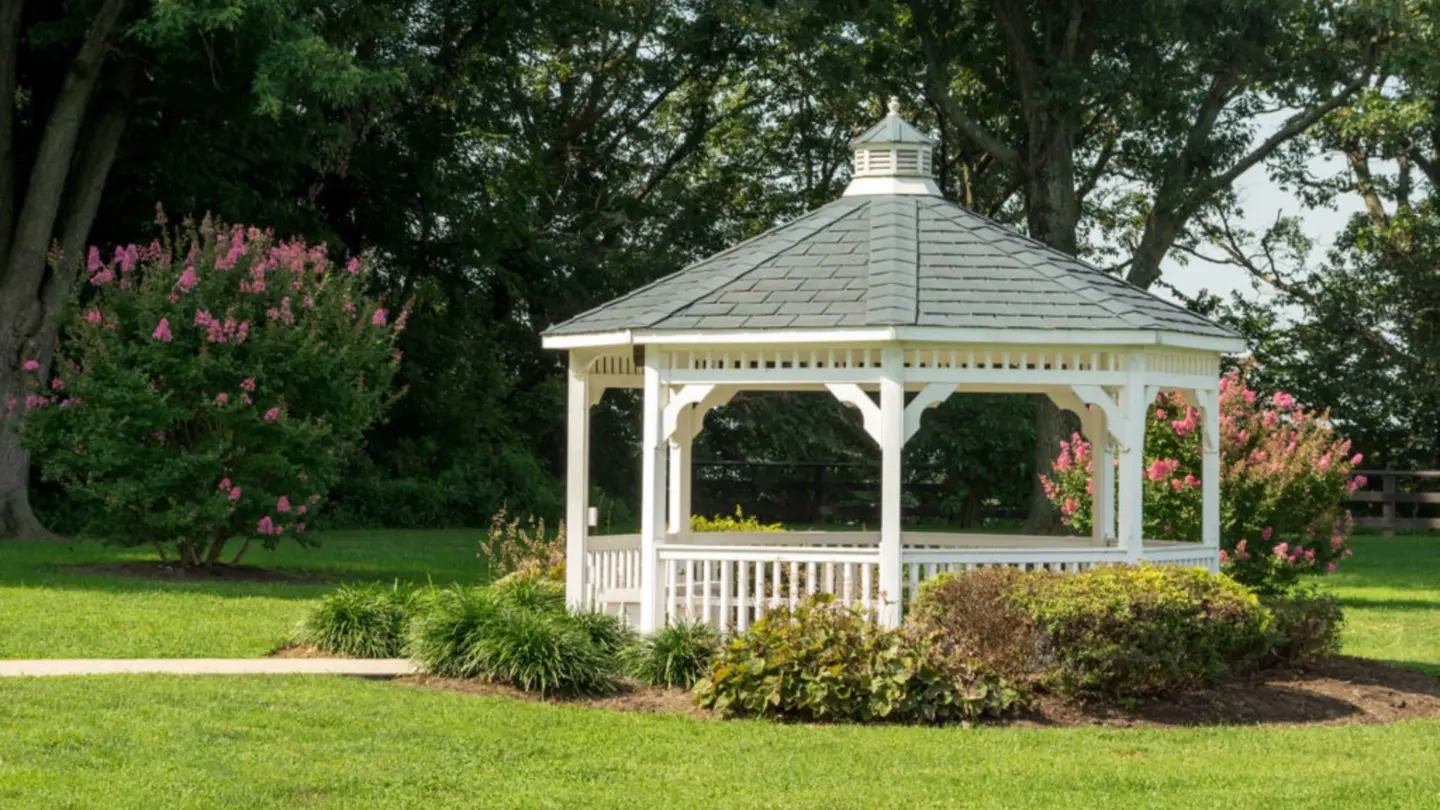 pavilion-gazebo-in-a-garden-park-surrounded-by-trees-in-omaha-ne