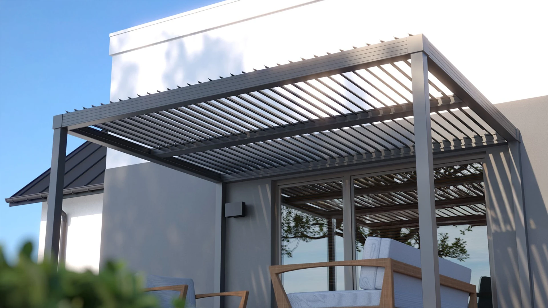 perspective-view-of-the-classic-pergola-with-couches-in-omaha-ne